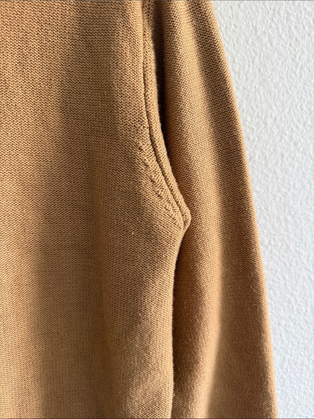 Miu Miu Camel Logo Wool-blend V-neck Cardigan - Picture 14 of 14